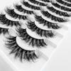Messy Fried Hair Artificial Imitation Mink Eyelashes False Eyelashes Faux Mink Eyelashes Ten Pairs