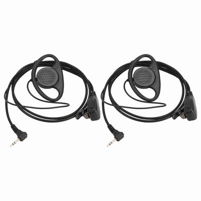 Ακουστικό Walkie Talkie Διαδικασία ηλεκτρολυτικής επιμετάλλωσης 1 ακίδων 2,5 χιλιοστών αμφίδρομη ραδιοφωνικά ακουστικά για Motorola Walkie