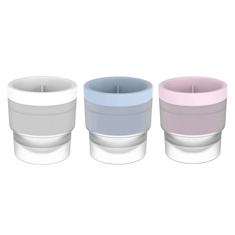 1/2/4 st Silikon Isbitsform Stor Rund Form Livsmedelsgodkänd Rund Bricka Bar Coola Prylar Köksredskap Form för att Göra