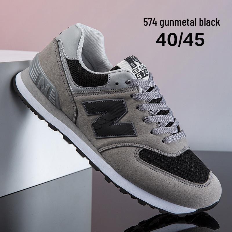 Retro Fashion Casual Lightweight Non-slip Unisex Shoes with N Logo for Spring/Autumn