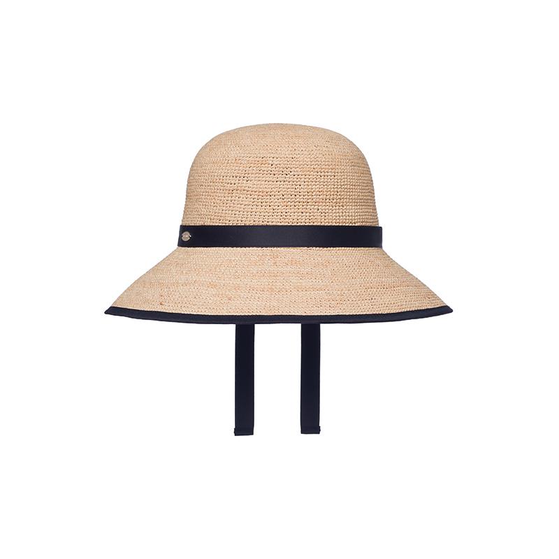 Jeieseutina J.Letter Raffia Cap Bk (Jeacem5Bs907Bk260)
