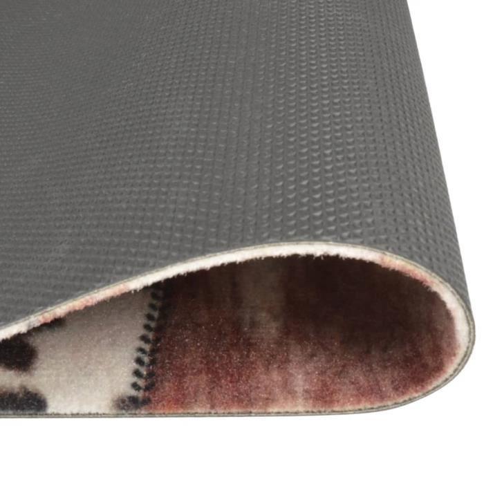 VidaXL Tapis de cuisine lavable impression peau d'animal 60x300 cm 136578