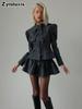 New Butterfly Embroidery Blazer Suit Set Women's Fashion High-End Spring Slim Fit Versatile Workwear