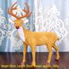 Christmas Reindeer Plush Ornament Set for Window and Tree Decorating