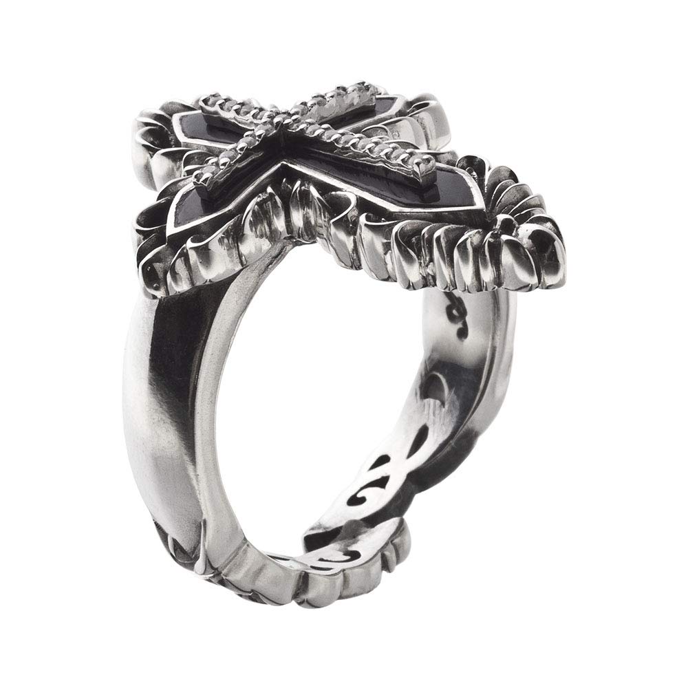 Artemis Classic Floral Divine Ring Silver Brand Silver 925 ACR0264, Men's Accessory, Jewelry, Ring,