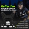 Motorcycle Riding Bike Cycling Reflective Vest High Visibility Running Vest With PhoneHolder Water