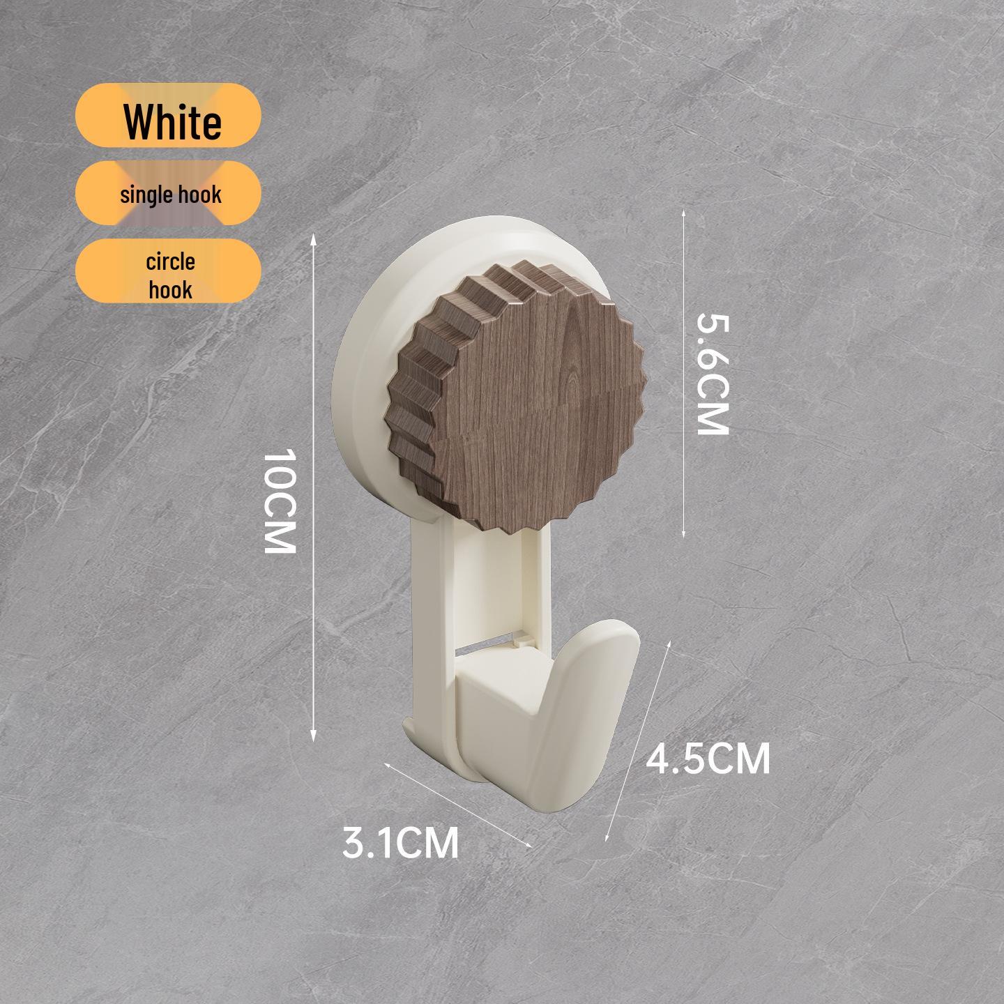 Wow Oh No-Drill Door Hook: Strong Adhesive Clothes Hook with Storage Shelf for Wall-Mounted Use