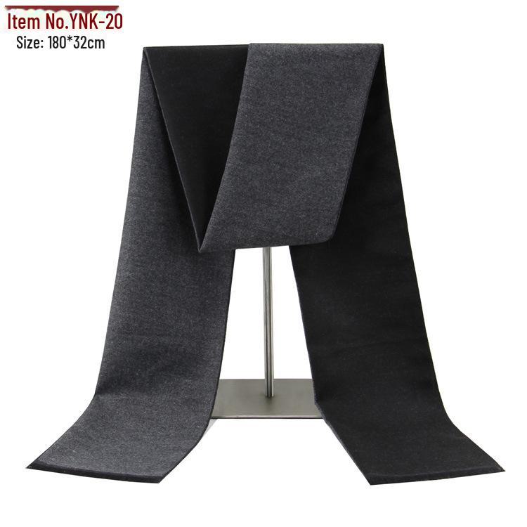 Sciarpa scozzese calda invernale da uomo 2025 - Stile europeo e americano, imitazione cashmere, motivo jacquard