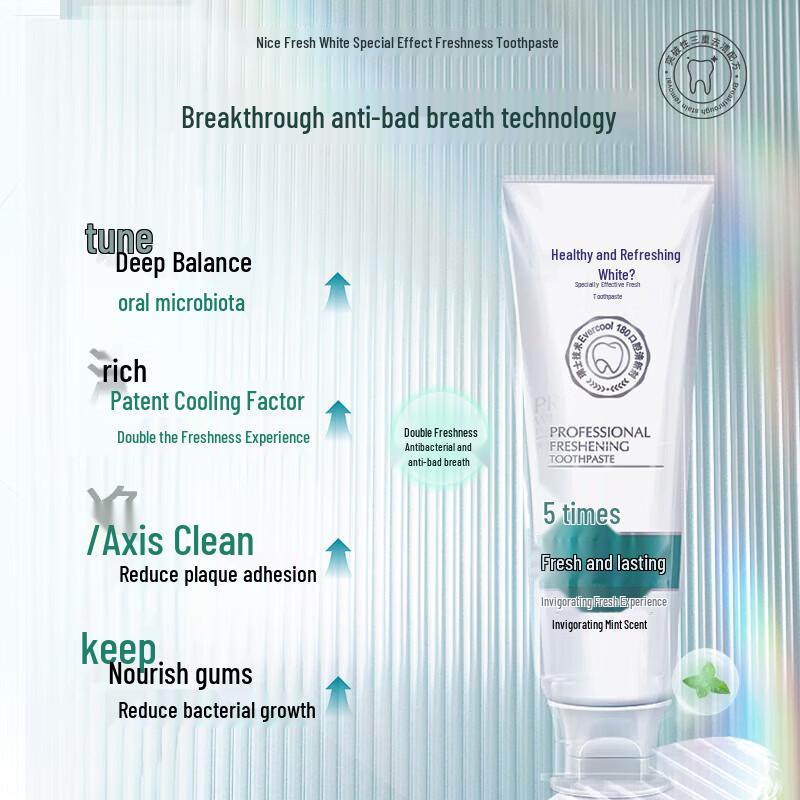 Nice Men's Whitening Toothpaste Twin Pack