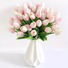 Hoge Kwaliteit PU Tulp Kunstbloemen voor Huis, Hotel, Bruiloft en Fotografie Props - Realistische en Elegante Decoratie