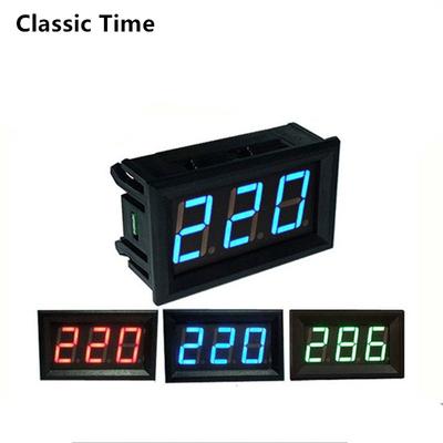 110V-220V-380V Digital Voltmeter AC 70V bis 500V 0,56 Zoll LED Digital Panel Meter Spannungsprüfer ROT/GRÜN/BLAU Monitor
