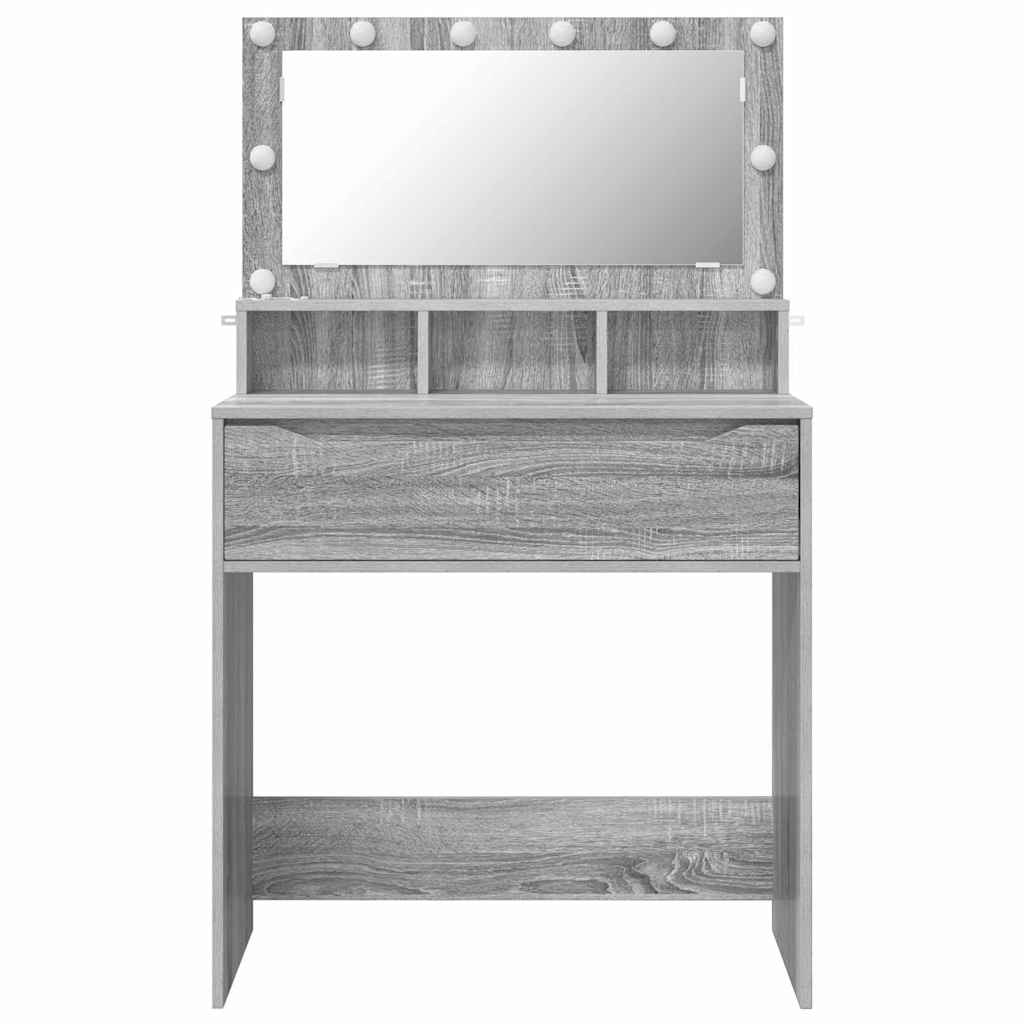 Bedroom Vanity Tables Grey Sonoma 80 x 39.6 x 135 cm