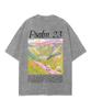 Psalm  Art Printed Tshirt Men Women Clothing Summer Short Sleeve High Quality Cotton Tshirt Vintage Washed Oversized Tee Tops