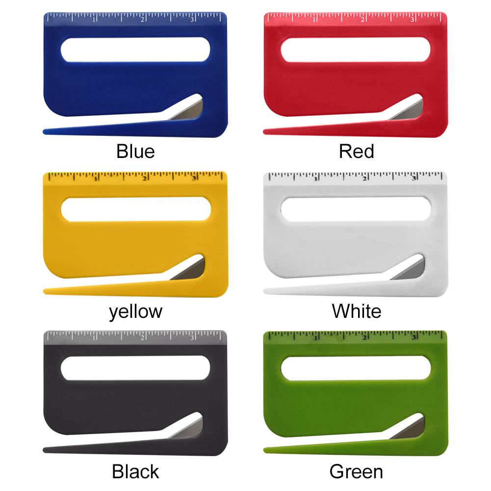 Envelope Opener with Ruler Envelope Slitter Neatly Opened Without Damage Wrapping Paper Cutter for Office Worker Students