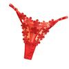 Women Panties High Cut Stretchy Super Soft Breathable Solid Color See-through Lace Sexy Ladies Tong G-string