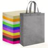 5pcs Non Woven Tote Bags with Handles 9.8x13.8 Inches Large Reusable Gift Bag Foldable Grocery Bags for Shopping Birthday JXB