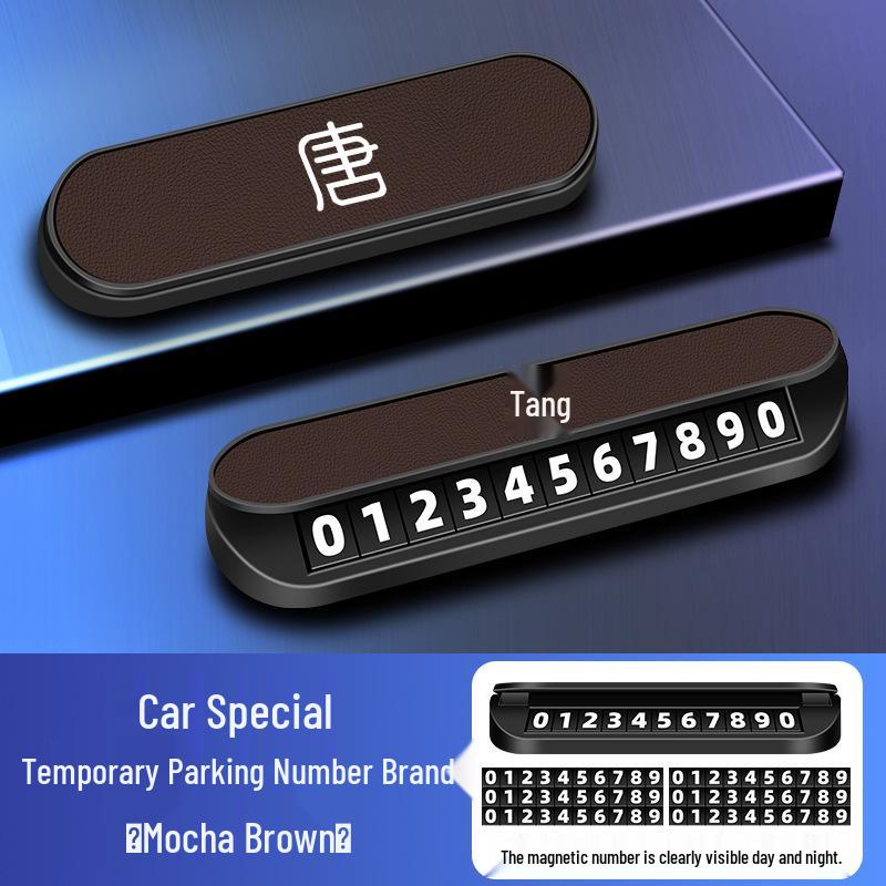 Temporary Parking Number Plate for BYD Tang DMI/EV/DMP Second Generation