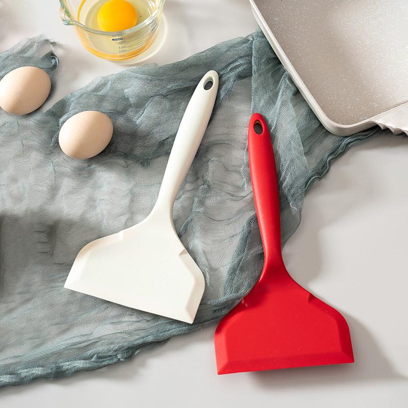 Spatulă Silicon Clătite Lopată Spatulă Omletă Spatulă Turner Pentru Ouă Pește Clătită Antiaderentă Lată Moale Lopată Pizza Răzuitor Bucătărie