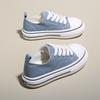 Spring and autumn new canvas shoes female students women's shoes low-top lace-up fashion casual board shoes ins trend white shoes