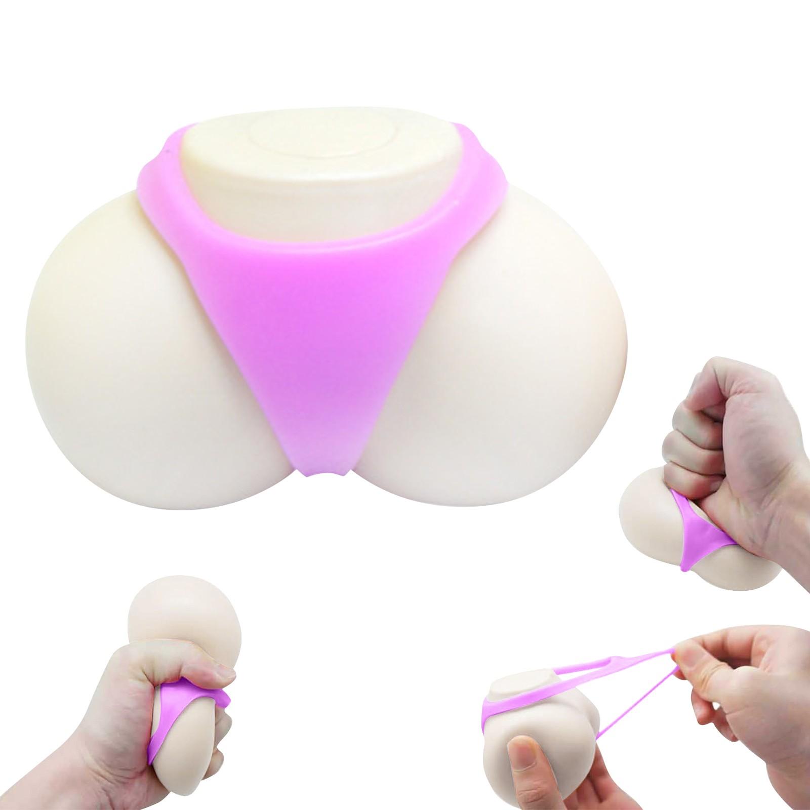 

Забавный мяч для снятия стресса в форме попки, мяч для снятия стресса, игрушки для детей и взрослых, уникальный мяч для расслабления и снятия стресса, 20 мл One Size