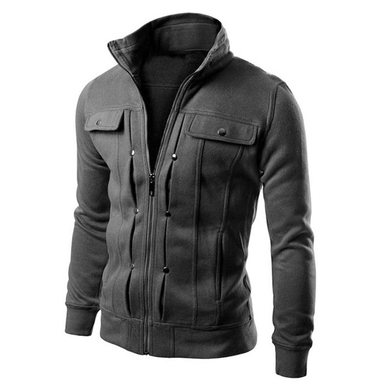 Men’s Military Jacket Tops Slim Blazer Collar Fit Winter Outwear Stand New Coat Men’s Military Jacket Tops Slim Blazer Collar Fit Winter Outwear Stand New Coat