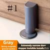 Magnetic Door Stopper Suction Door Holder 75*24mm Stainless Steel For Home Office Cabinet Improvement Home Decoration Accessories Black Grey White