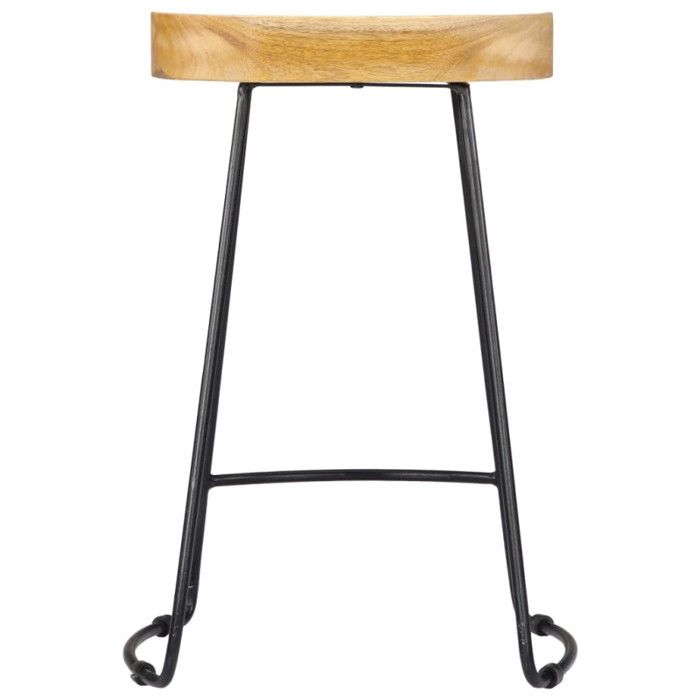 VidaXL Lot de 2 Tabourets de Bar Gavin, Chaise de Pub, Siège de Bistrot, Meuble de Salle à Manger Cuisine Salon Maison 247837