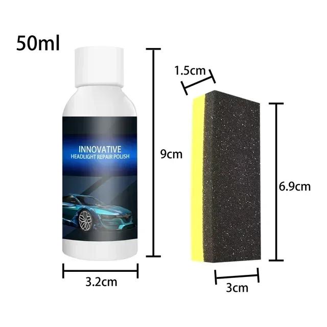 Car Headlight Refurbished Repair Refurbishment Liquid Car Light Repair Agent Headlight Renewal Polish Restore Fluid 20/30/50ml