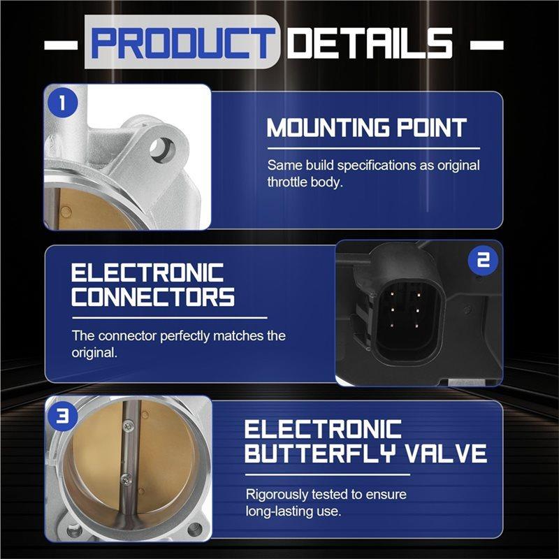 Precise For Buick GMC 2.4L 12615516 12616668 12631186 Throttle Body Assembly 1PCS