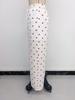 European and American Women's Heart Pattern Lace-up Wide Leg Pants, Summer 2026 Edition