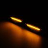 For BMW X3 F25 X5 E70 X6 E71 E72 Smoked LED Fender Side Marker Light Turn Signal