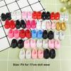 1 pairs Fashion Doll Shoes Boots Cute Mini Shoes Dolls Stand Other Accessories  for 17cm Dolls