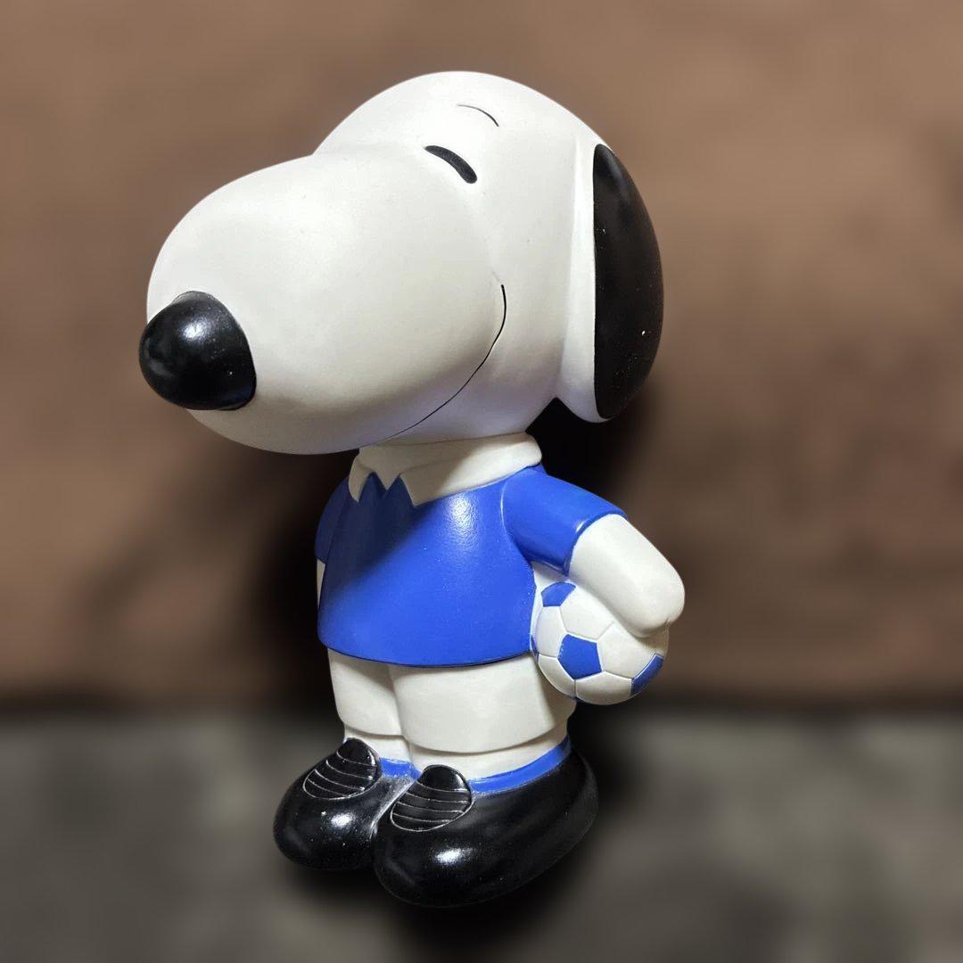 

[Б/У] Редкий предмет Снупи мягкая виниловая фигурка футбол копилка