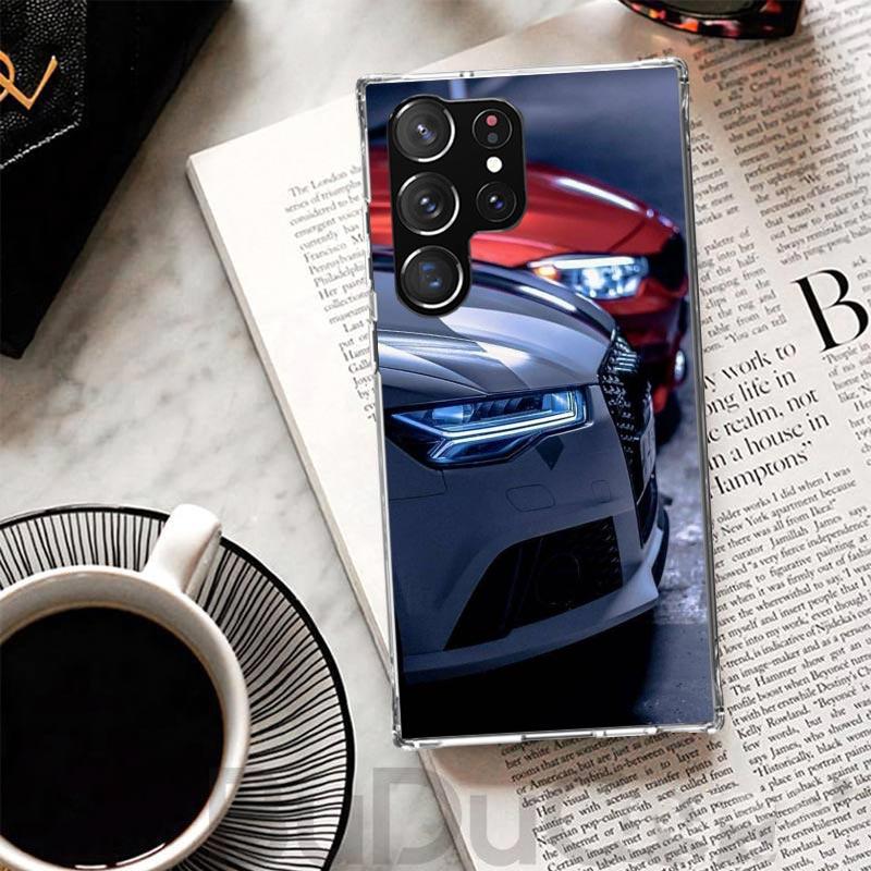 Super Car For A-Audis R-S Sport Cover For Samsung Galaxy S23 S22 S24 S25 Ultra Phone Case S21 Plus S20 FE S10 + S25Ultra Print F