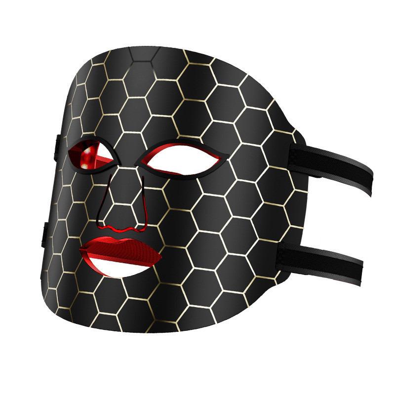 Silicone Color Light Mask Photon Rejuvenation Instrument Beauty instrument Household Face Red Blue Light Beauty Facial Mask