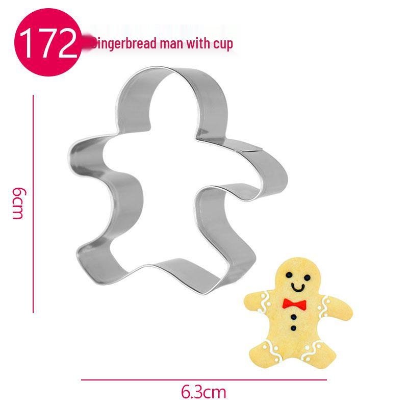 Stainless Steel Christmas Tree Cookie & Cake Cutter Mold Set