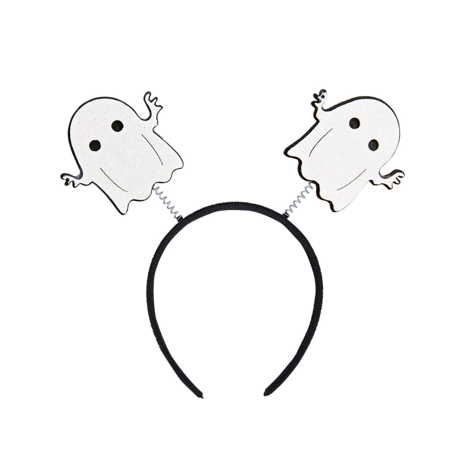 

Повязка на голову Cushaw на Хэллоуин, аксессуары для волос Cranium Ghost для женщин и девочек, головной убор для ролевых игр и вечеринок One Size