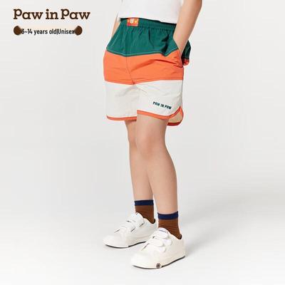 PawinPaw Kids' Cartoon Bear Casual Shorts