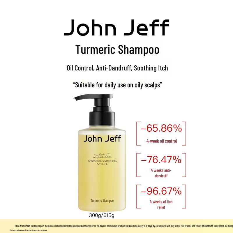 

John Jeff Turmeric Shampoo for Oily Scalp