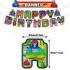 Tag Birthday Gorilla Party Supplies Decoration Set Balloons Banner Toppers Cake