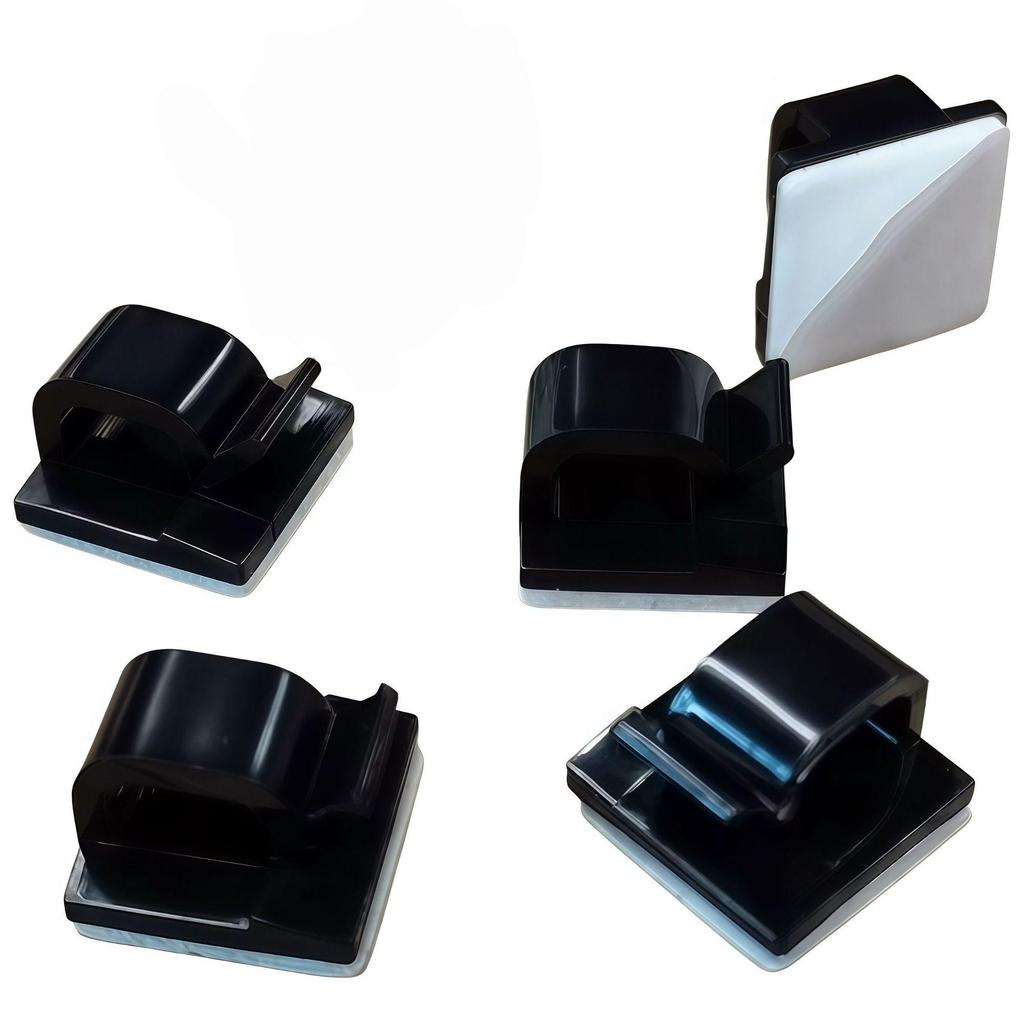 XK001 Self-Adhesive Hole-Free Cable Clip Holder for Car & Network Organization