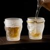 130ml Wukong Glass Cup Transparent Tea Cup Creative Monkey Face Drinking Glasses Coffee Mug Milk Juice Cold Drink Cups Drinkware