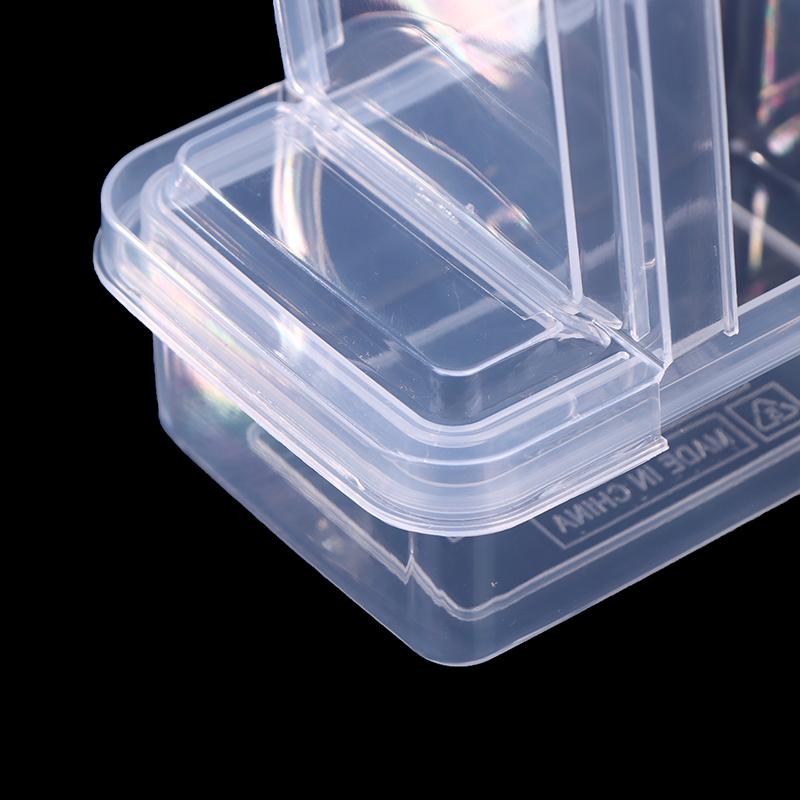 Ins Transparent Flip Cover Storage Box Large Capacity Dustproof Box Gukaka Card Organizing Multifunctional Box