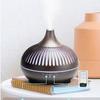 Wireless 500ML Aromatherapy Essential Oil Diffuser Woodstove Ultrasonic Air Humidifier Cool with 7 Color LED Lights