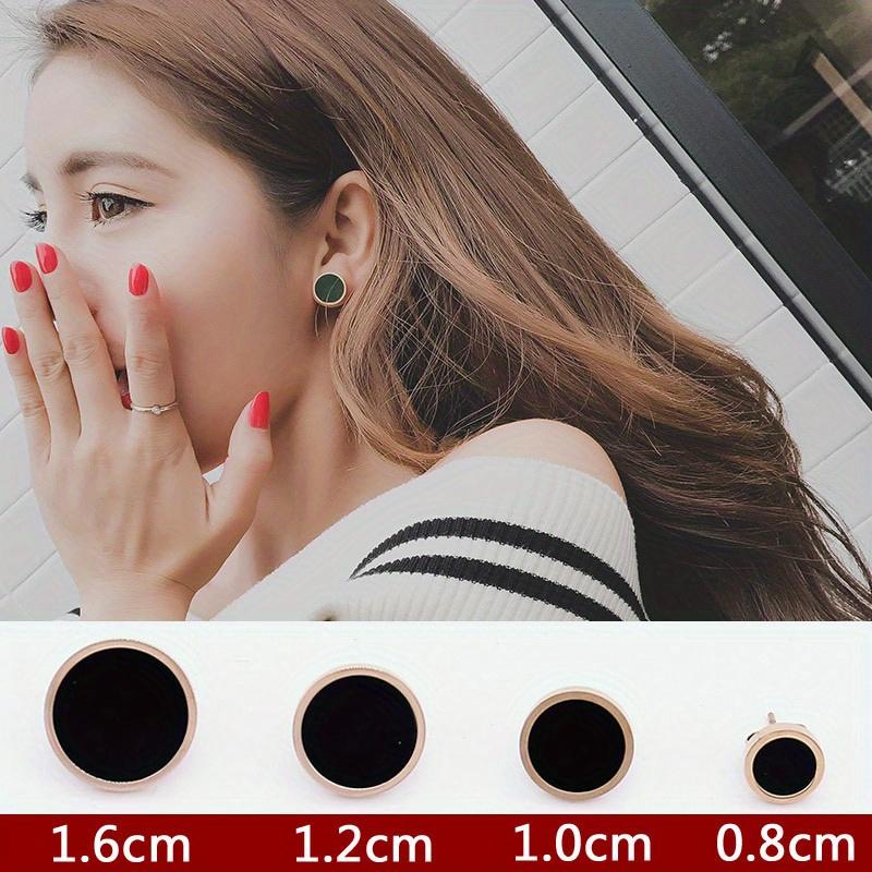 Fashionable Bohemian Retro Earrings and Jewelry, Cute Black Geometric Round Earrings, Perfect Gift Earrings for Girls.
