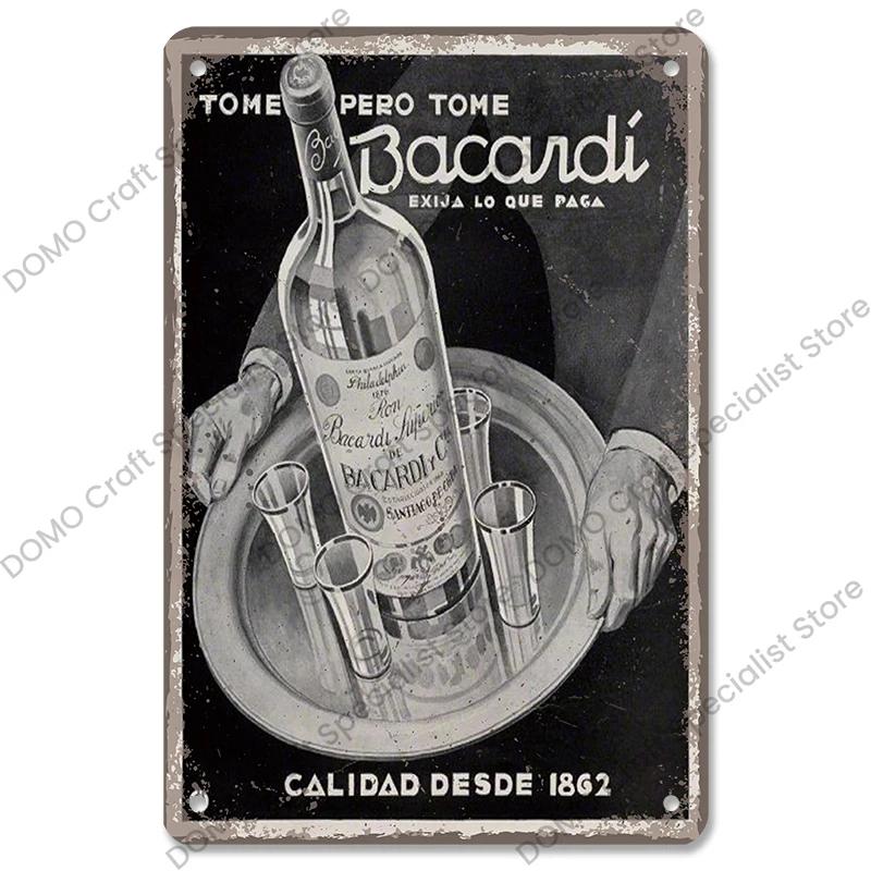 Rum Brand Plaque Vintage Metal Tin Signs Captain Mermaid Metal Poster Retro Wall Art Decor for Bar Pub Club Living Room Home