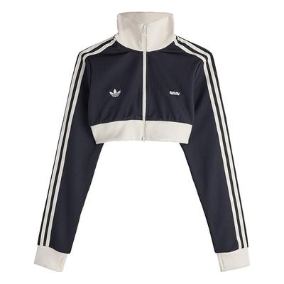 X Avavav Cropped Track Top Black Women Tops JD5978