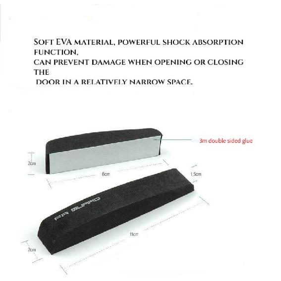 4Pcs Auto Door Edge Protection Car Decoration 4Pcs Car Door Protector Guard Strip Scratch Protector Car Rubber Bumper Stickers Interior Mirrors 6