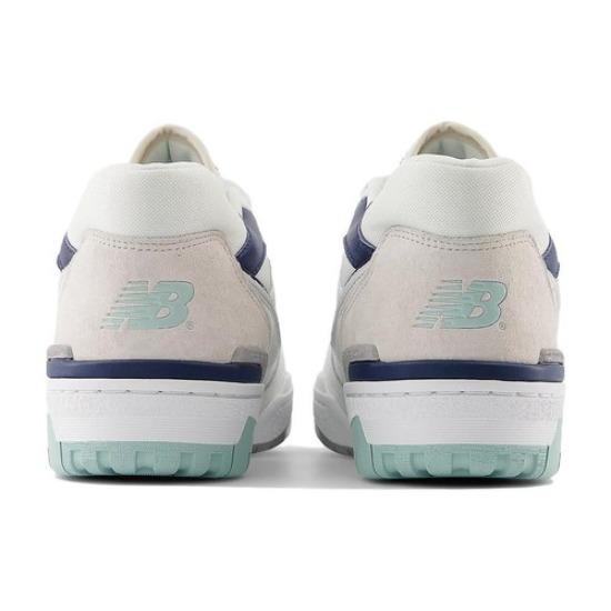New Balance 550 Low White Mint Navy - BB550WCA