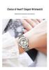 WOLIX Stylish Waterproof Couple's Quartz Watch with Stainless Steel and Calendar for Men & Women - Douyin Hot Seller